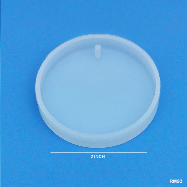 2 Inch Round Silicone Mold with Hole