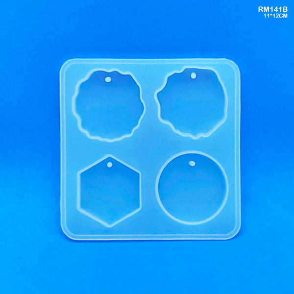 4 Different Shapes 4CM Silicone Mold with Holes