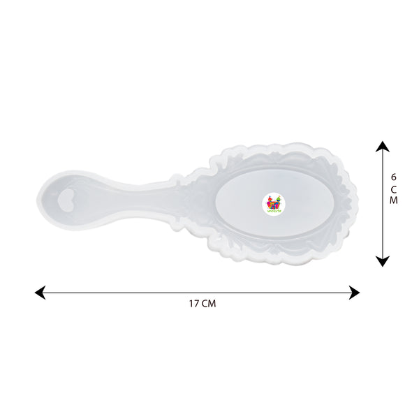 Unobite Epoxy Resin Casting Mirror Design Mold for DIY Crafts, Pendant Making and Jewellery Making etc..